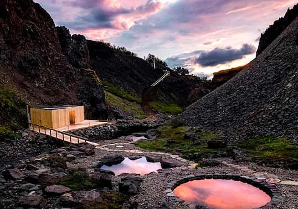 Husafell Canyon Baths Evening Private Tour 